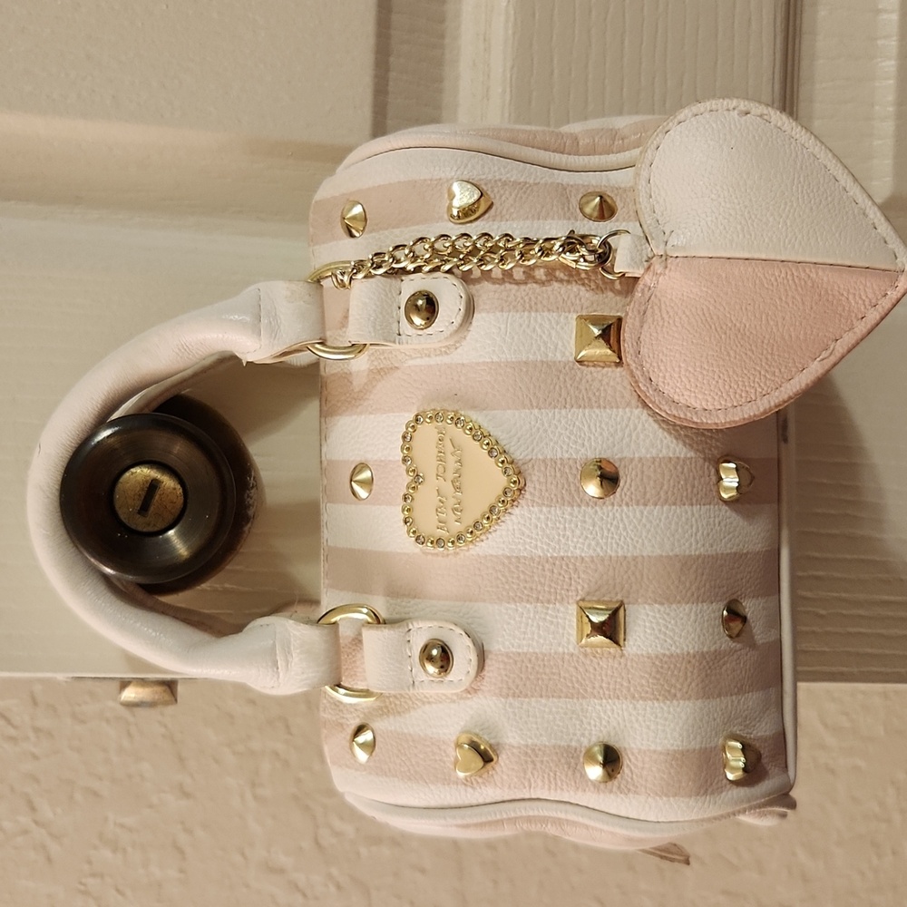 Betsy Johnson Studded Mini Crossbody Bag